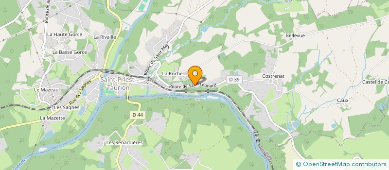 localisation de l'entreprise SCI IBM.G IMMOBILIER  SAINT-PRIEST-TAURION