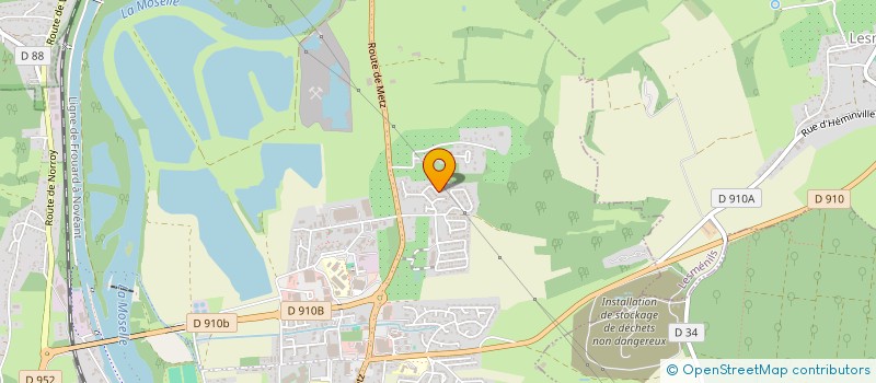 localisation de l'entreprise SCI IBO  PONT A MOUSSON