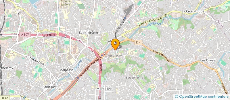 localisation de l'entreprise SCI IBRAHIM IMMO  MARSEILLE