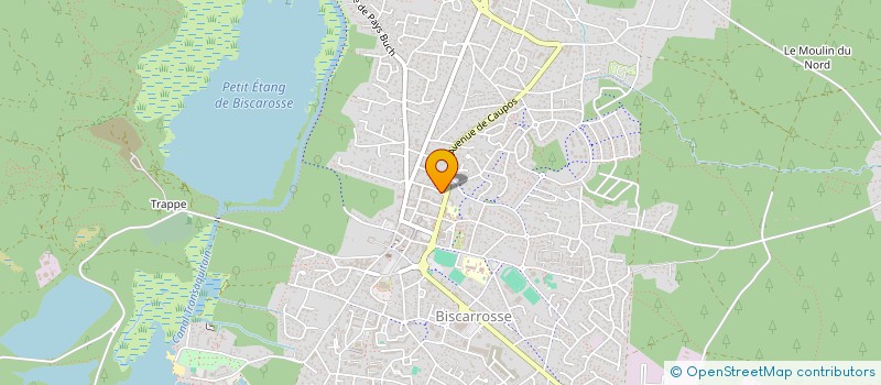 localisation de l'entreprise SCI IBS  BISCARROSSE