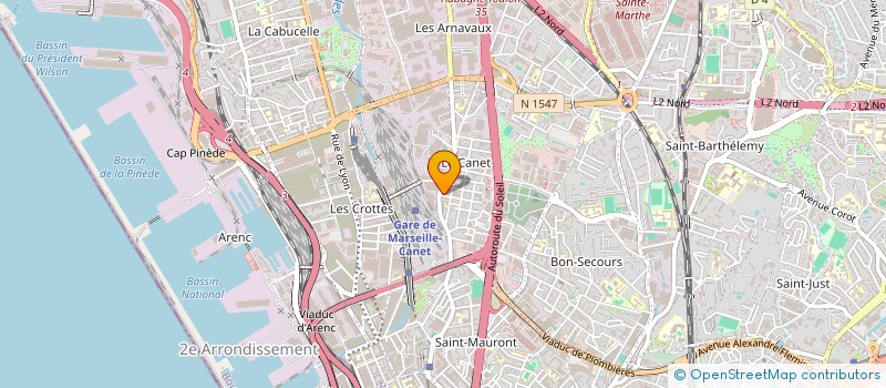 localisation de l'entreprise SCI IC 13 à MARSEILLE