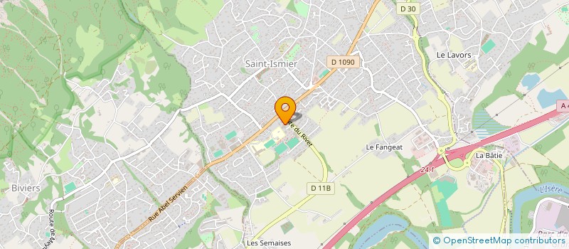 localisation de l'entreprise SCI ICARE à SAINT-ISMIER