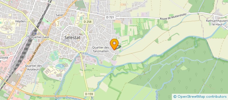 localisation de l'entreprise SCI ICARE  BINDERNHEIM