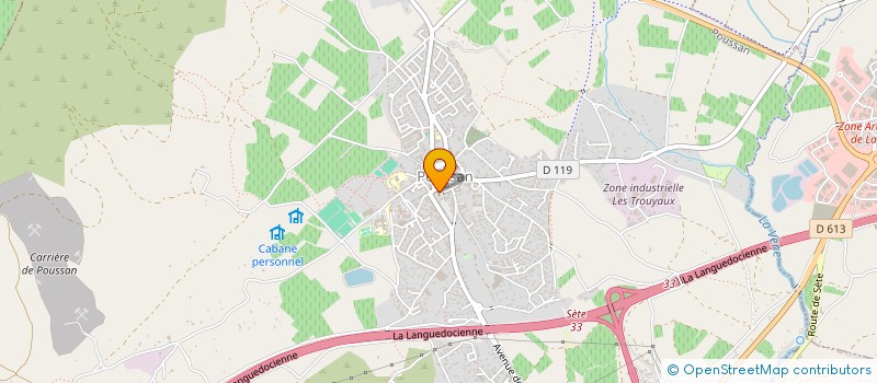 localisation de l'entreprise SCI ICARIUS à POUSSAN