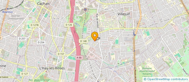 localisation de l'entreprise SCI ICAUNAIR à VILLEJUIF