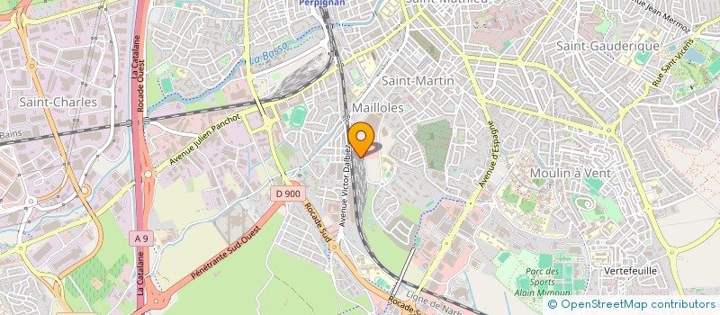 localisation de l'entreprise SCI ICE à PERPIGNAN