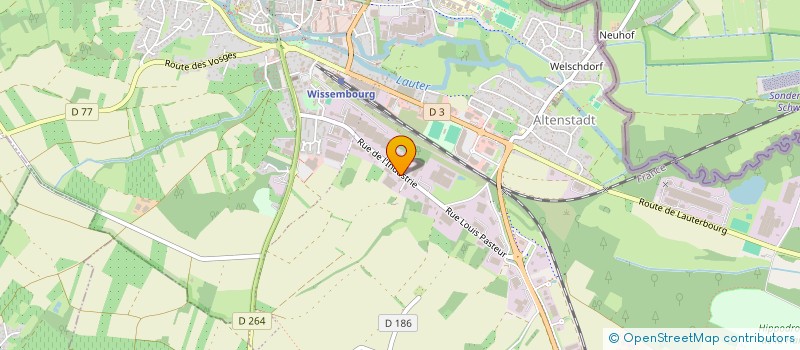 localisation de l'entreprise SCI ICH  WISSEMBOURG