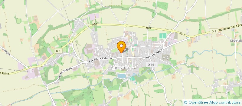 localisation de l'entreprise SCI ICHARICHAUD  ANNEYRON