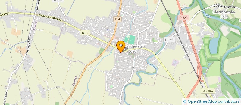 localisation de l'entreprise SCI ICHE CARRETEIRO à LABARTHE-SUR-LEZE