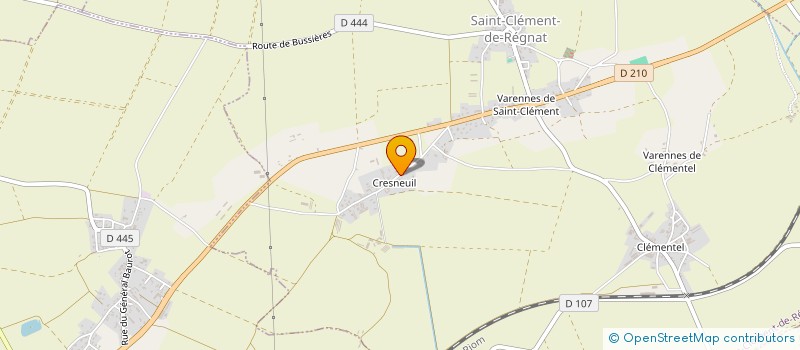 localisation de l'entreprise SCI ICHIM  SAINT-CLEMENT-DE-REGNAT