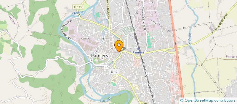 localisation de l'entreprise SCI ICHTHUS à PAMIERS