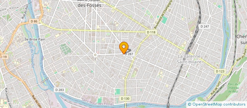 localisation de l'entreprise SCI ICI ET M à SAINT-MAUR-DES-FOSSES