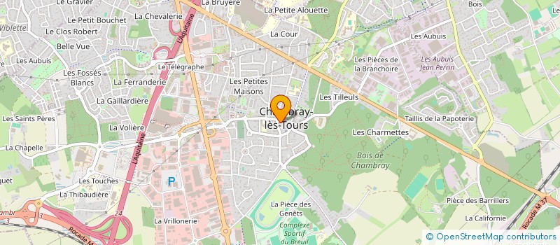 localisation de l'entreprise SCI ICIBAT  CHAMBRAY-LES-TOURS