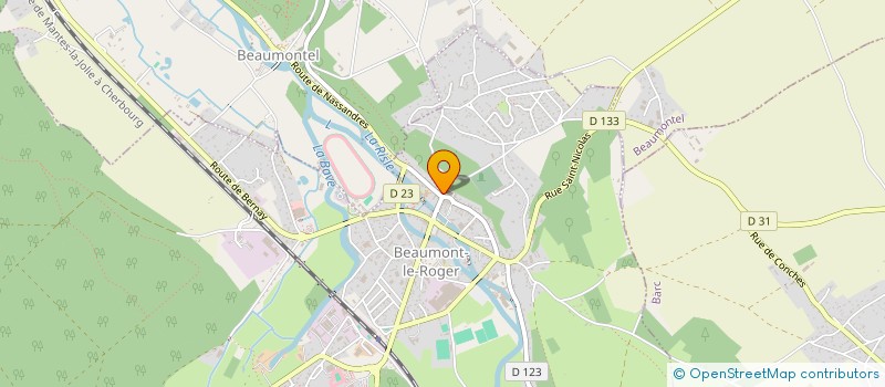 localisation de l'entreprise SCI ICK  BEAUMONT-LE-ROGER