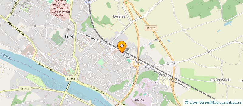 localisation de l'entreprise SCI ICKARD VERDUN à GIEN