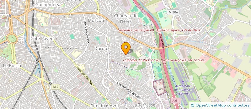 localisation de l'entreprise SCI ICLUB à TOULOUSE