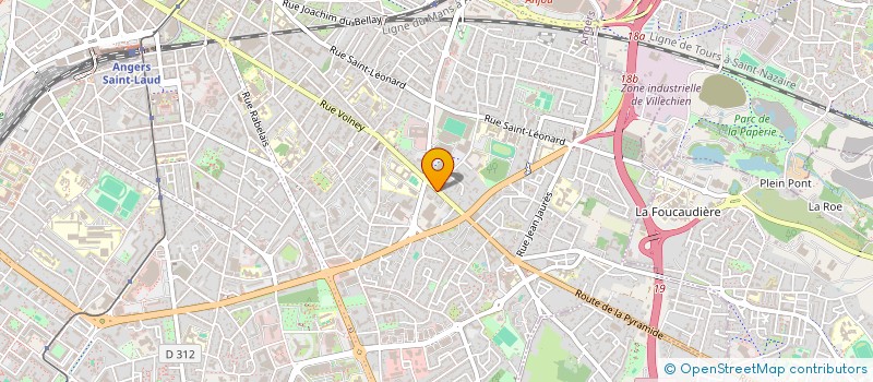 localisation de l'entreprise SCI ICM à ANGERS