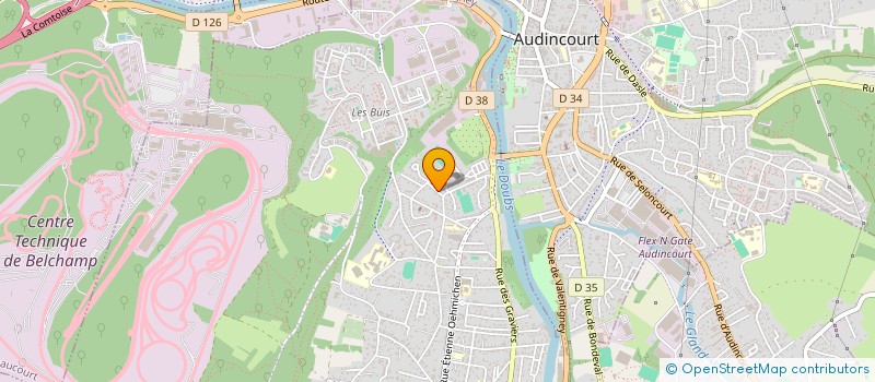 localisation de l'entreprise SCI ICMLO  VALENTIGNEY