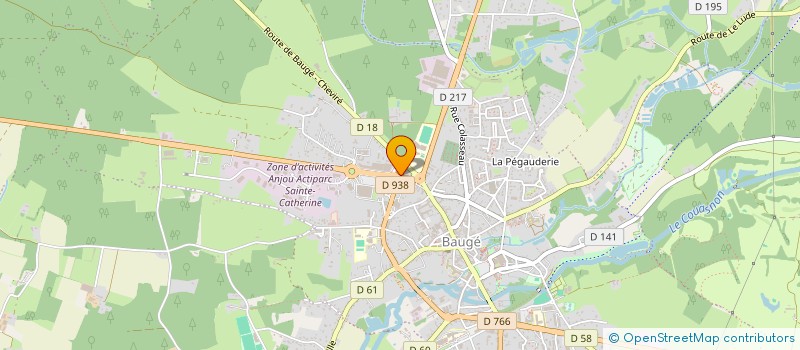 localisation de l'entreprise SCI ICN  BAUGE-EN-ANJOU