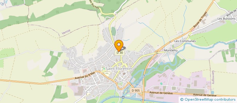 localisation de l'entreprise SCI ICO 3  SAINT-FLORENTIN