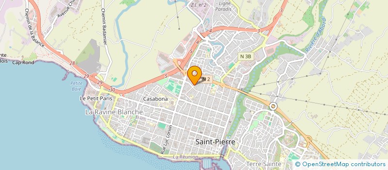 localisation de l'entreprise SCI ICODIF à SAINT-PIERRE
