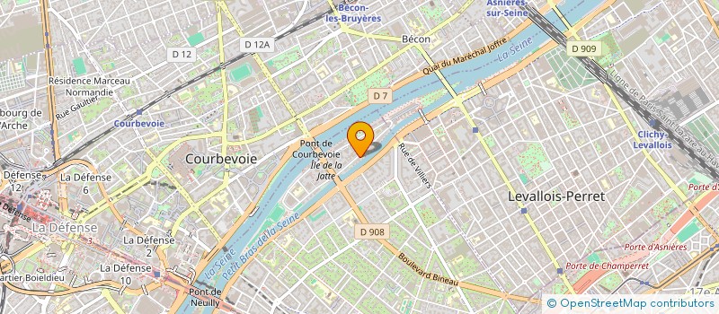 localisation de l'entreprise SCI ICOM à NEUILLY-SUR-SEINE