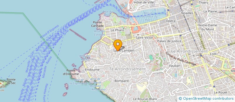 localisation de l'entreprise SCI ICONOCHAUD à MARSEILLE