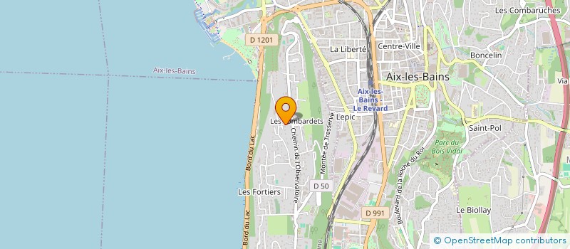 localisation de l'entreprise SCI ICT 2  TRESSERVE