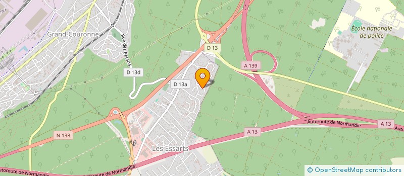 localisation de l'entreprise SCI ICY  GRAND-COURONNE