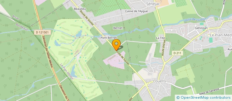 localisation de l'entreprise SCI ID  LE PIAN-MEDOC