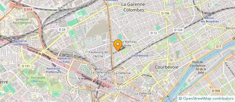 localisation de l'entreprise SCI ID à COURBEVOIE