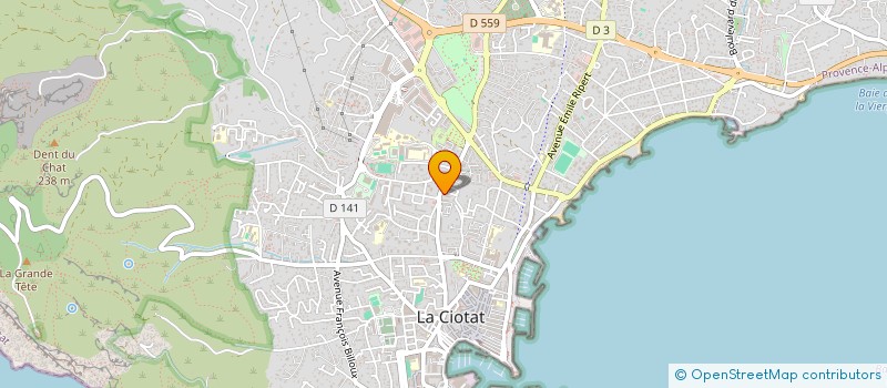 localisation de l'entreprise SCI ID  LA CIOTAT