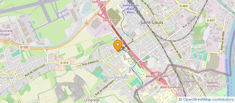 localisation de l'entreprise SCI ID-IMMO  SAINT-LOUIS