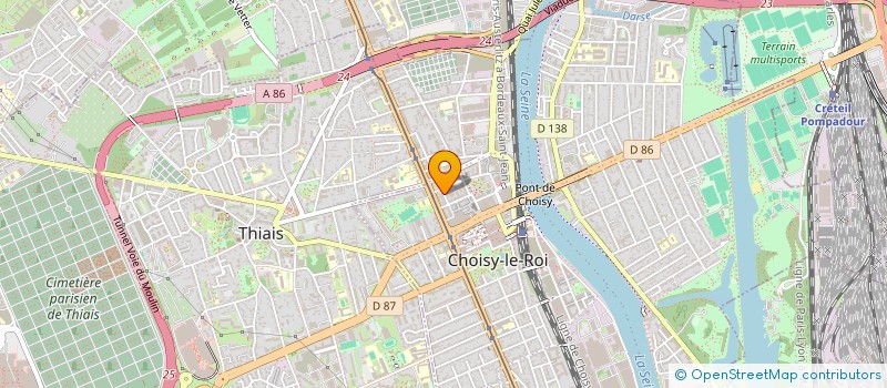 localisation de l'entreprise SCI ID IMMOBILIER  CHOISY-LE-ROI