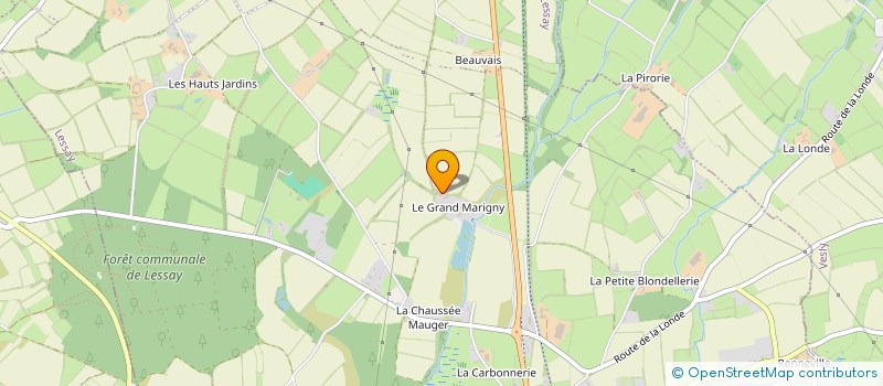 localisation de l'entreprise SCI ID INVEST  LESSAY