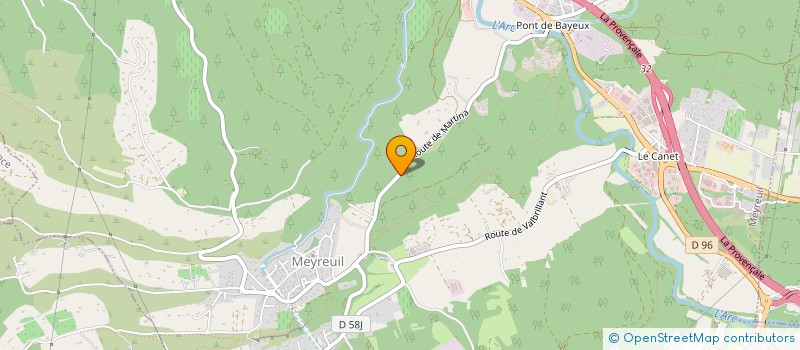 localisation de l'entreprise SCI IDA  MEYREUIL