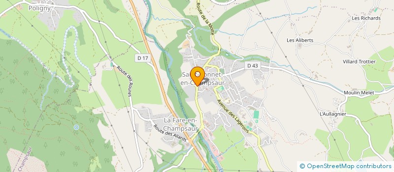 localisation de l'entreprise SCI IDA  POLIGNY