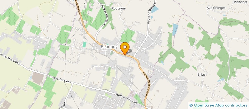 localisation de l'entreprise SCI IDA  BEAUPUY