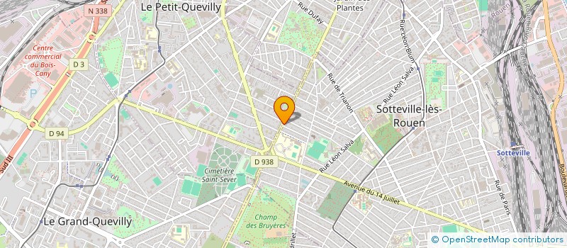 localisation de l'entreprise SCI IDB  SOTTEVILLE-LES-ROUEN