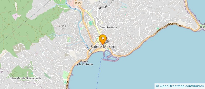 localisation de l'entreprise SCI IDC MARINE à SAINTE-MAXIME