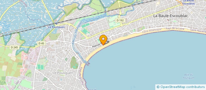 localisation de l'entreprise SCI IDDISON  LA BAULE-ESCOUBLAC