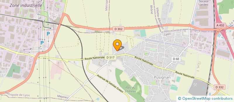 localisation de l'entreprise SCI IDE  PUSIGNAN