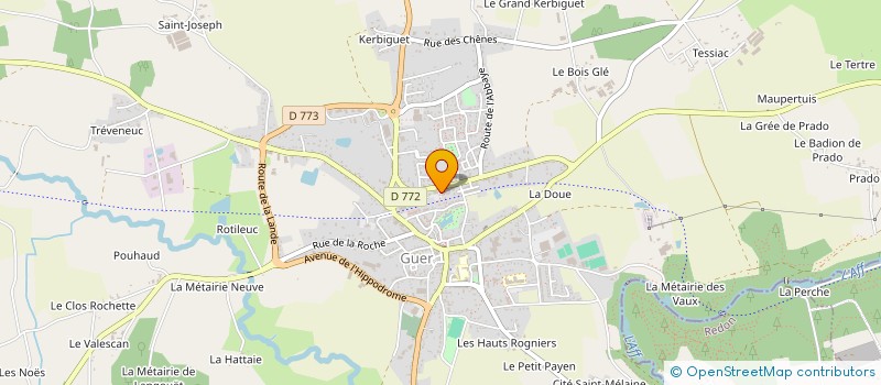 localisation de l'entreprise SCI IDE DE L'ESPLANADE  GUER