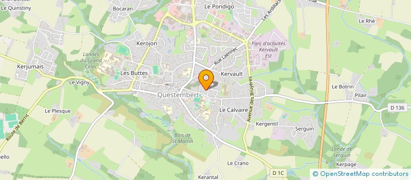 localisation de l'entreprise SCI IDE DU PONT A TAN  QUESTEMBERT