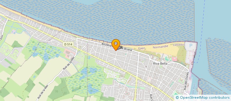 localisation de l'entreprise SCI IDE ORB  OUISTREHAM