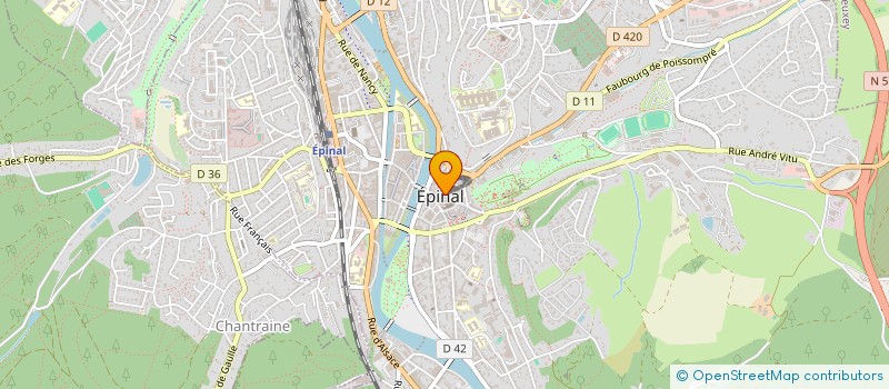 localisation de l'entreprise SCI IDEAL à EPINAL