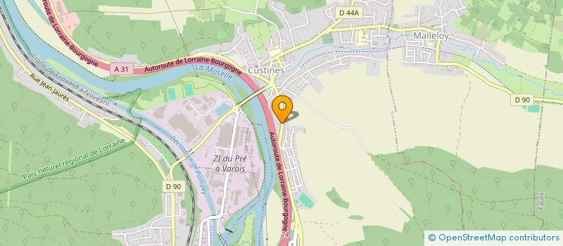 localisation de l'entreprise SCI IDEAS HOME  CUSTINES