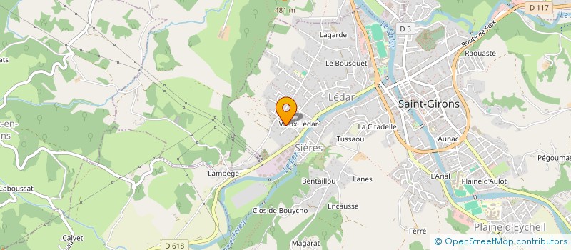 localisation de l'entreprise SCI IDEC à SAINT-GIRONS