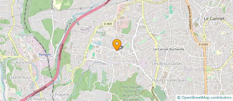 localisation de l'entreprise SCI IDEL à LE CANNET