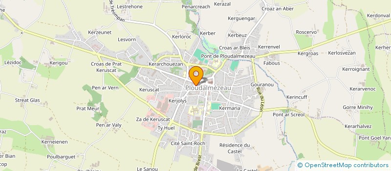 localisation de l'entreprise SCI IDEL  PLOUDALMEZEAU